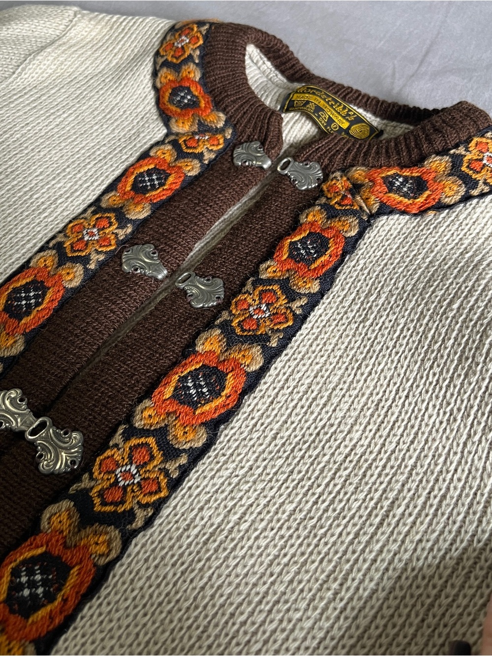 Nordstrikk Norwegian 100% Wool Cardigan – Made in Norway | Size S/M - Picture 5 of 16